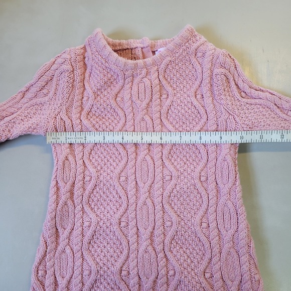 Tommy Bahama Girl's 4T Pink Sparkling Sweater Dress - Picture 7 of 9